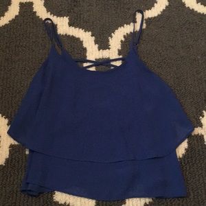 Blue tank top